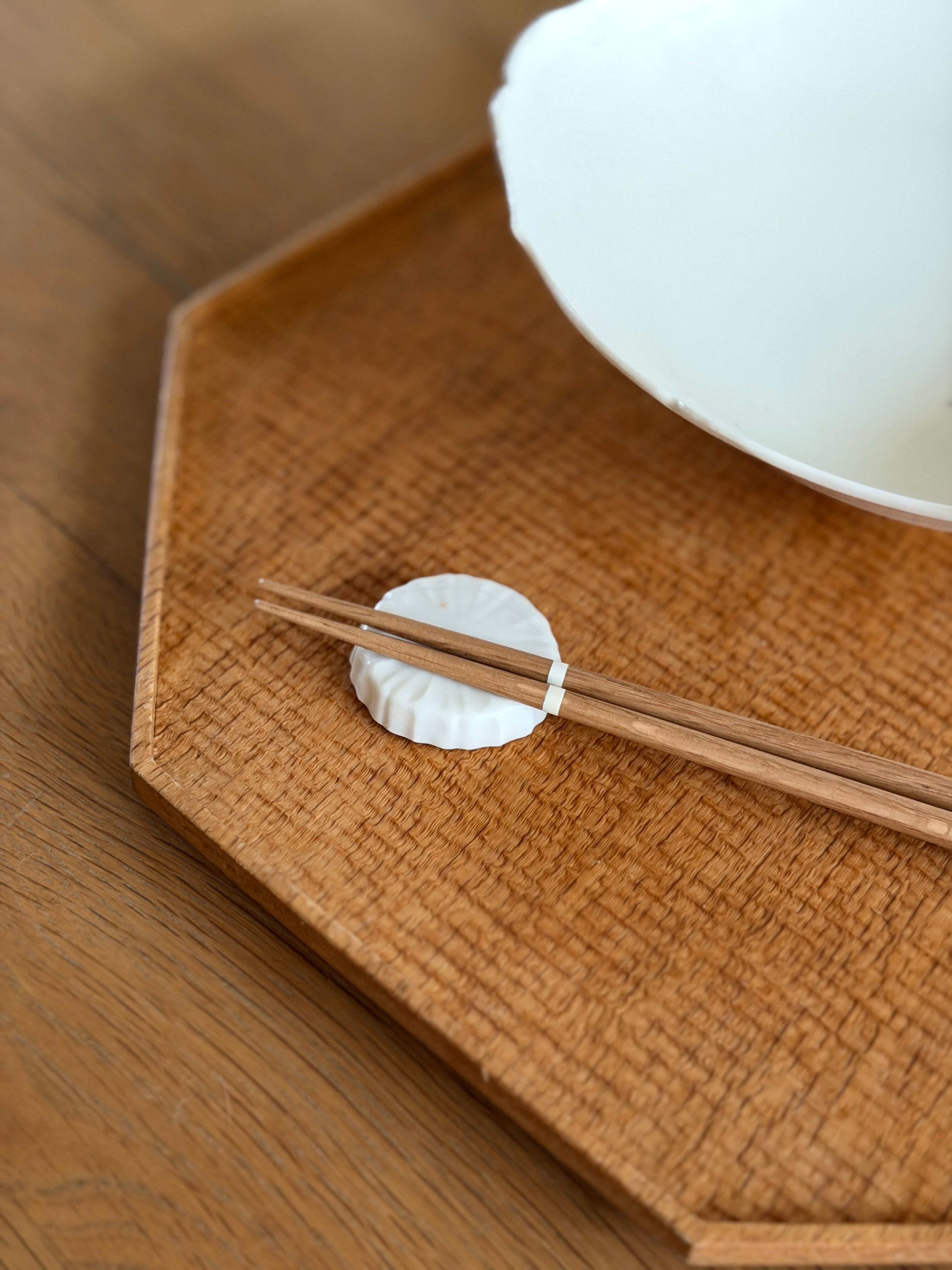 【住】7月中旬以降発送分・ 宮田竜司 箸置き丸型白