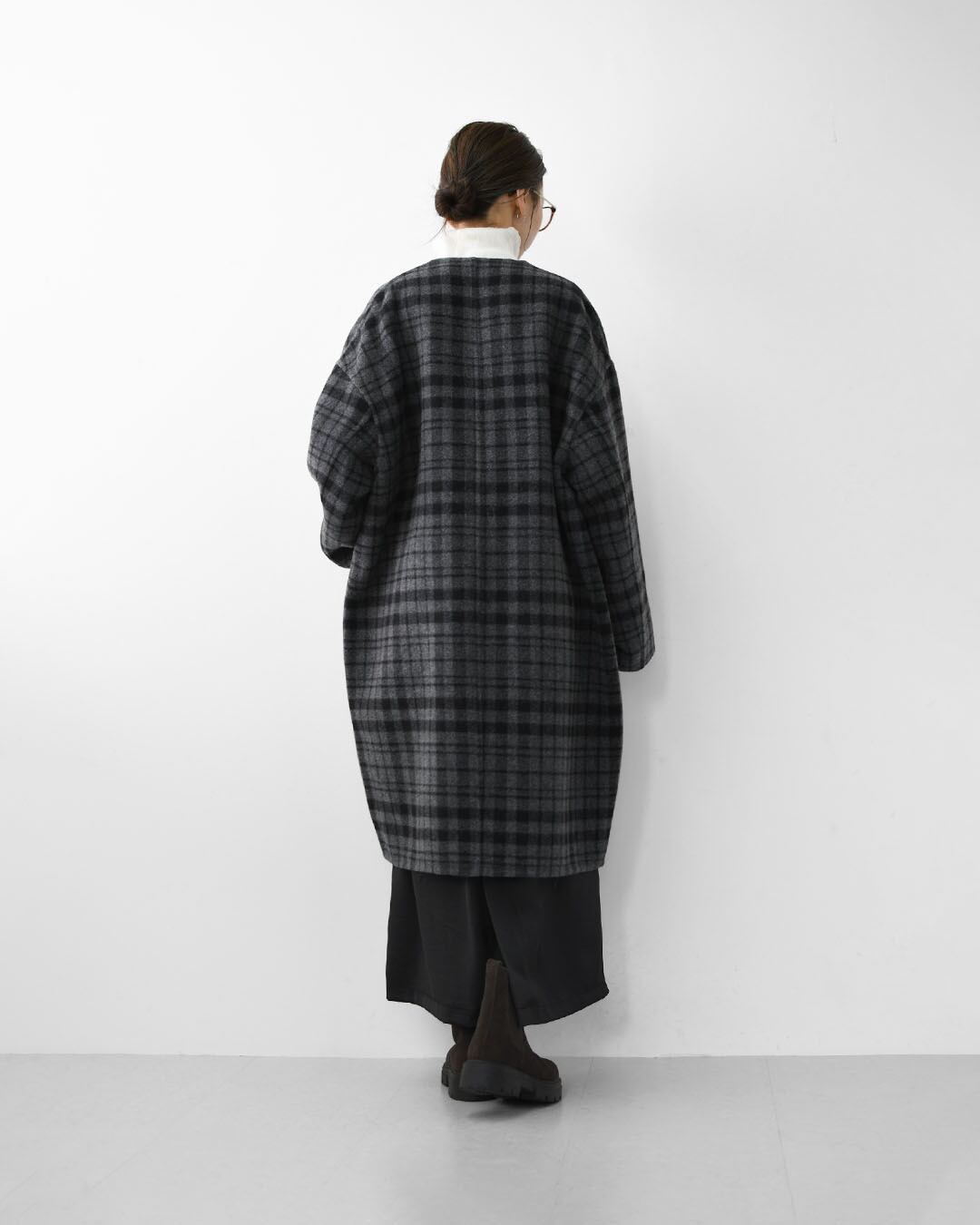 LE GLAZIK [ル・グラジック] WOOL RIVER REVERSIBLE COAT [JL-8982MFW