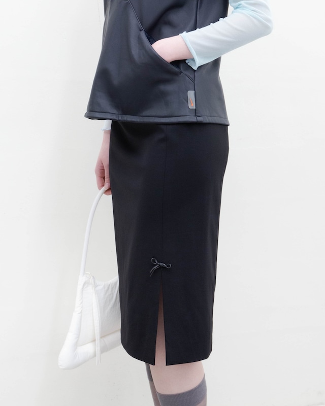 1990-00s GUCCI - ribbon slit skirt
