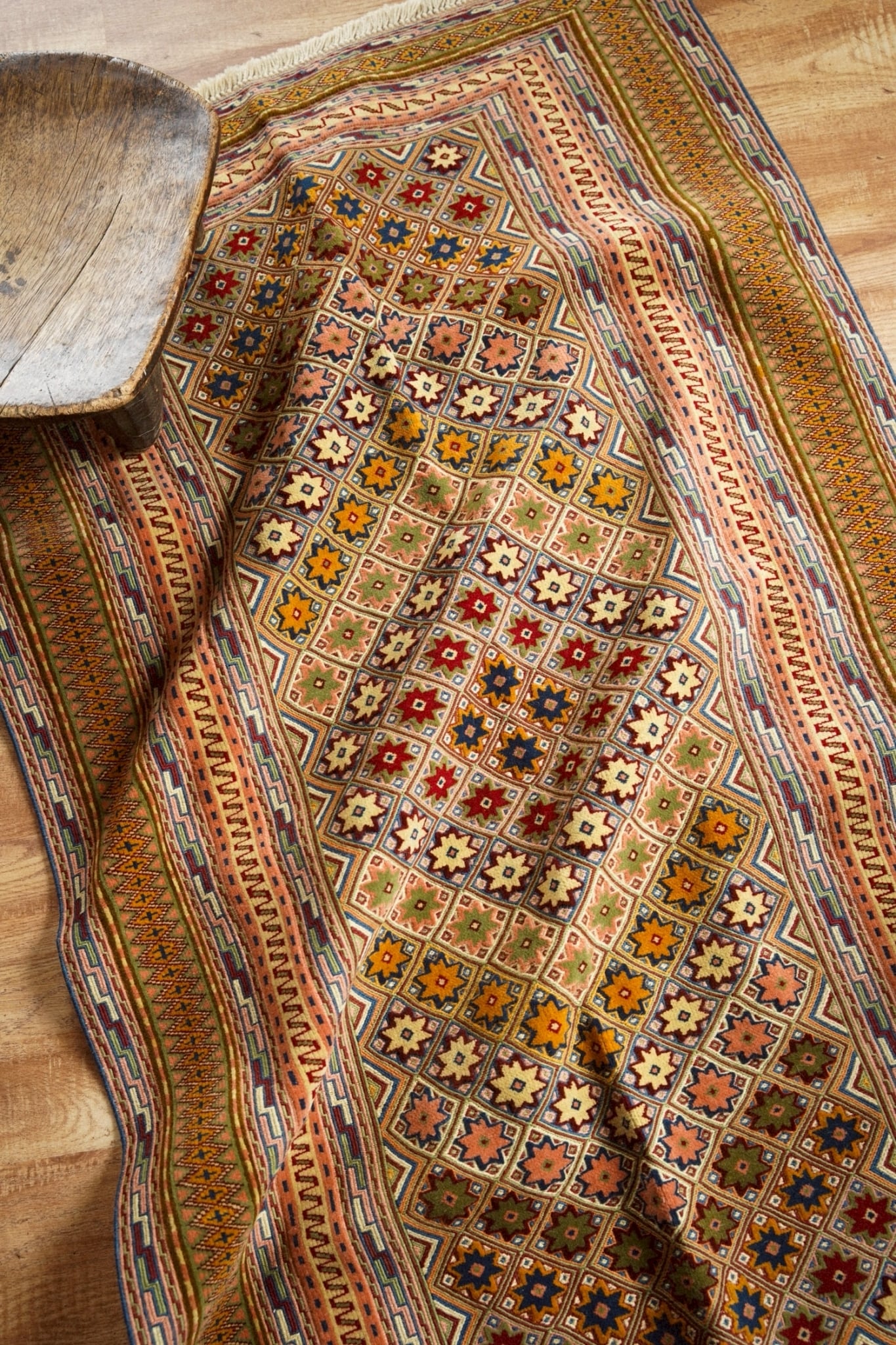 1935-Vintage Mashwani rug | 手織りのヴィンテージラグ専門店 | Bahr