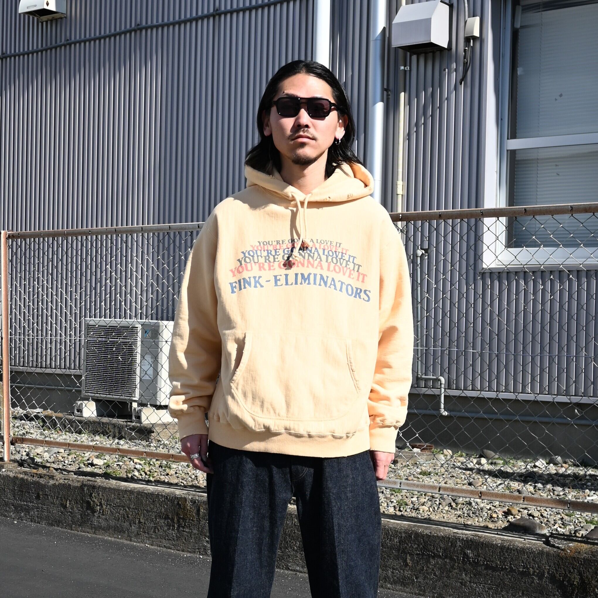 BOWWOW / FINK ELIMINATORS HOODIE AGED | GANKO