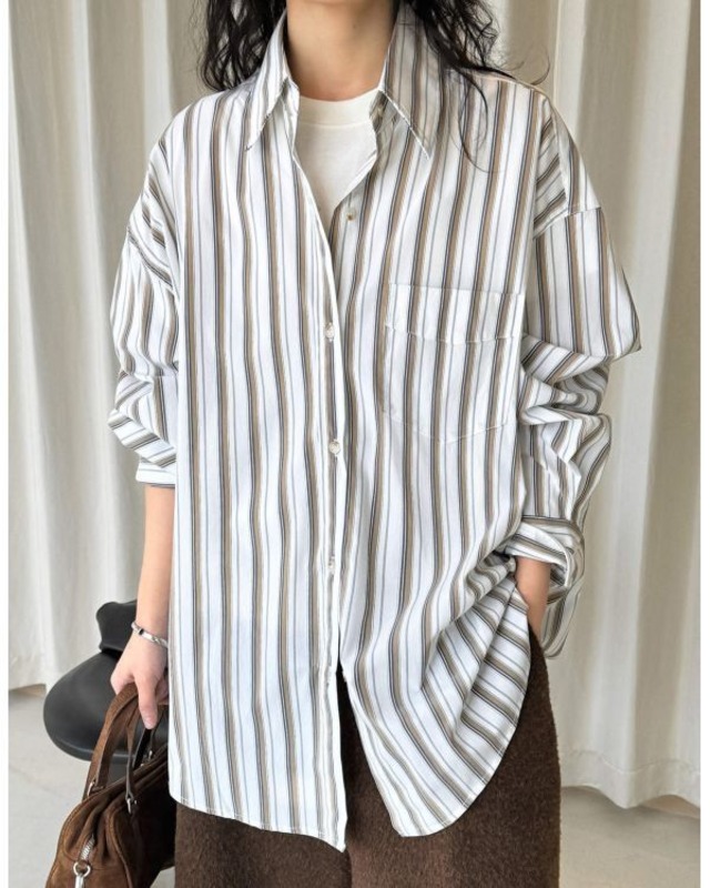 Stripe Over Shirt