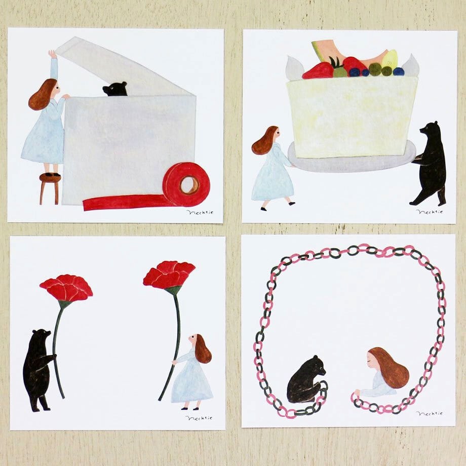 ネクタイ メモ帳 ブロックメモ きょうもだれかのバースデー | hacohalu