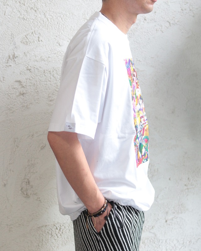 【waka x NomA】スペシャルコラボTシャツ/裾ドローコード　(260700)