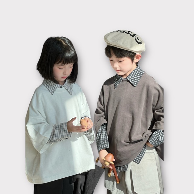 round collar short sleeve T