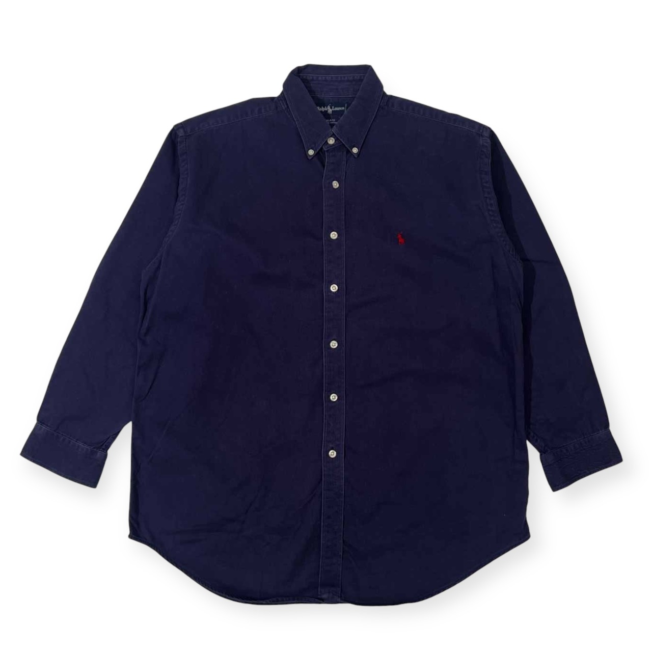 90s Ralph Lauren ラルフローレン BLAIRE BD ボタンダウン 長袖シャツ L/青紫 メンズ ビンテージ