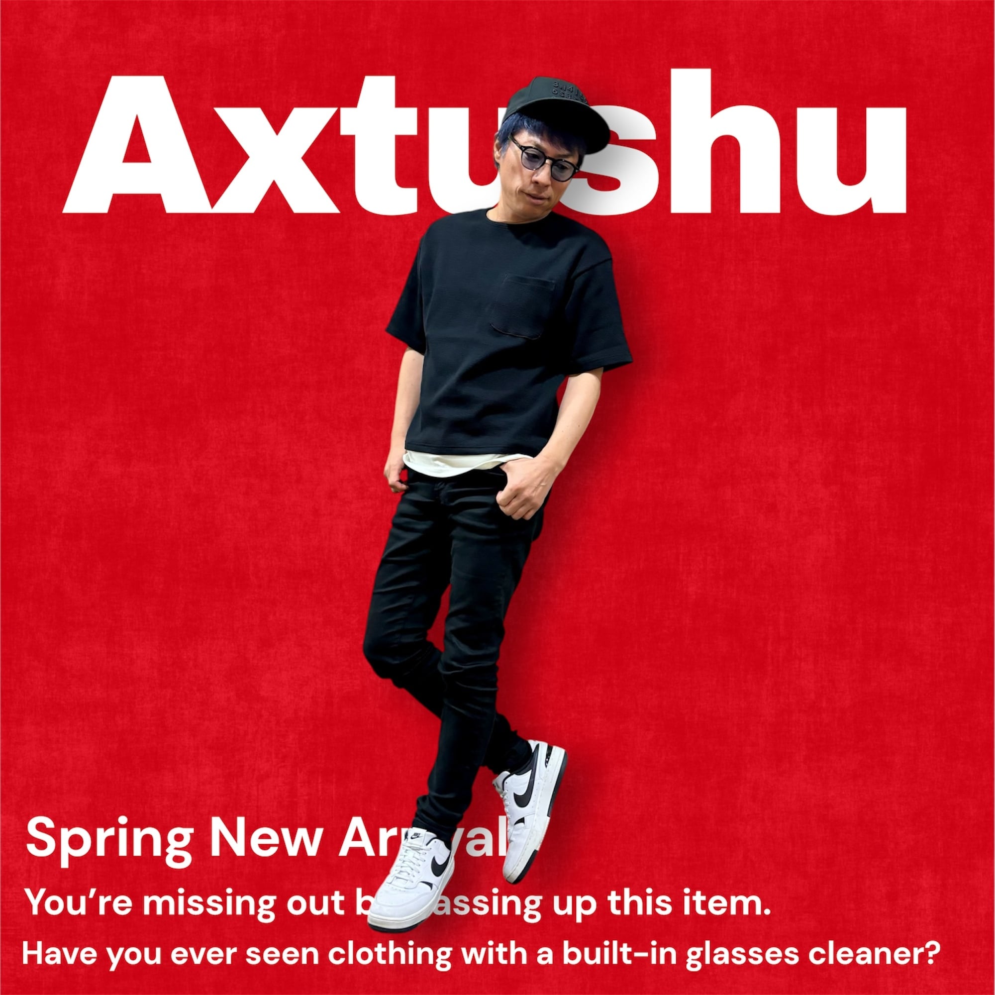 サーマルTシャツ(lens clean) | Axtushu