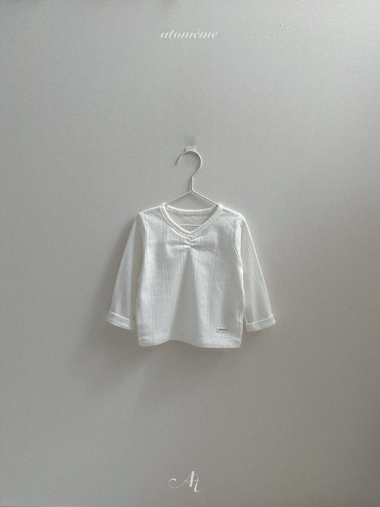 韓国子供服 / Atomeme / 26Autumn / Lily Shirring T / 秋服 *S~XL*