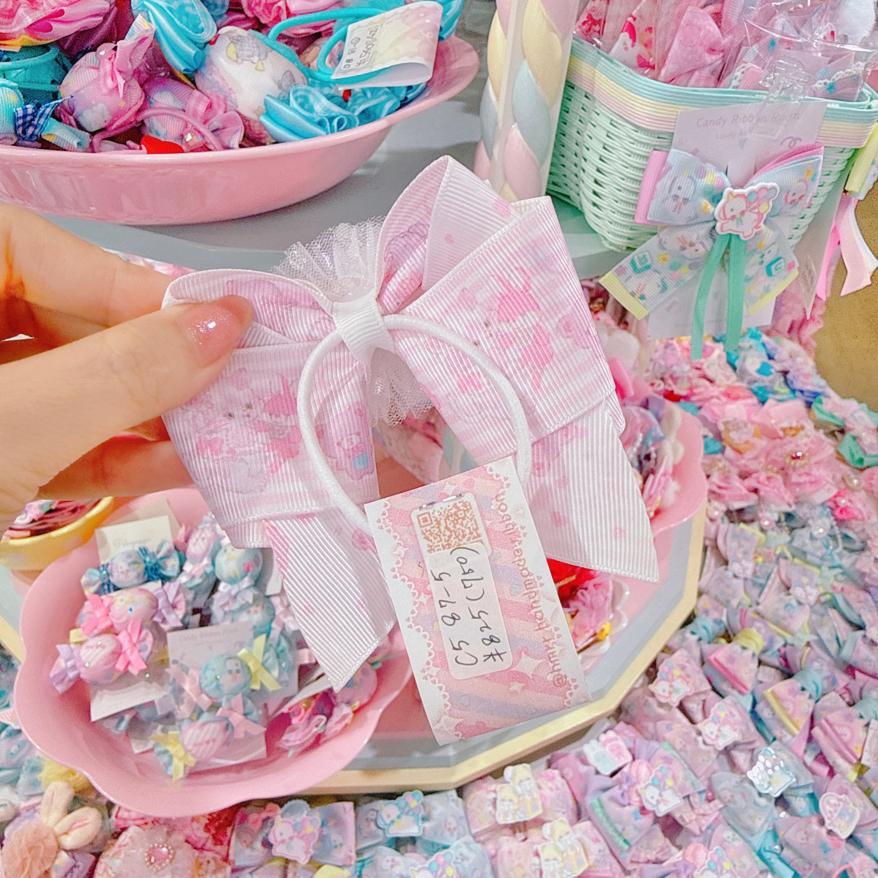 【C5】87-5カノンリボンヘアゴム