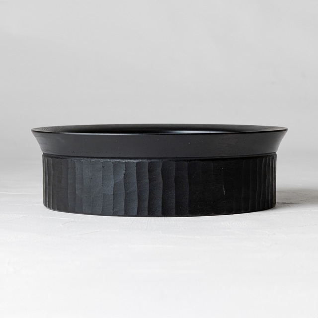 ［吉田 欣司］10.角盆（黒）