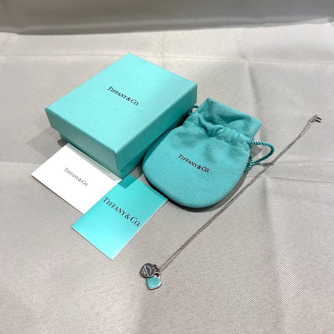 極美品 TIFFANY&Co ティファニー リターントゥ ダブルハート 925