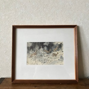 鹿たちのいる風景