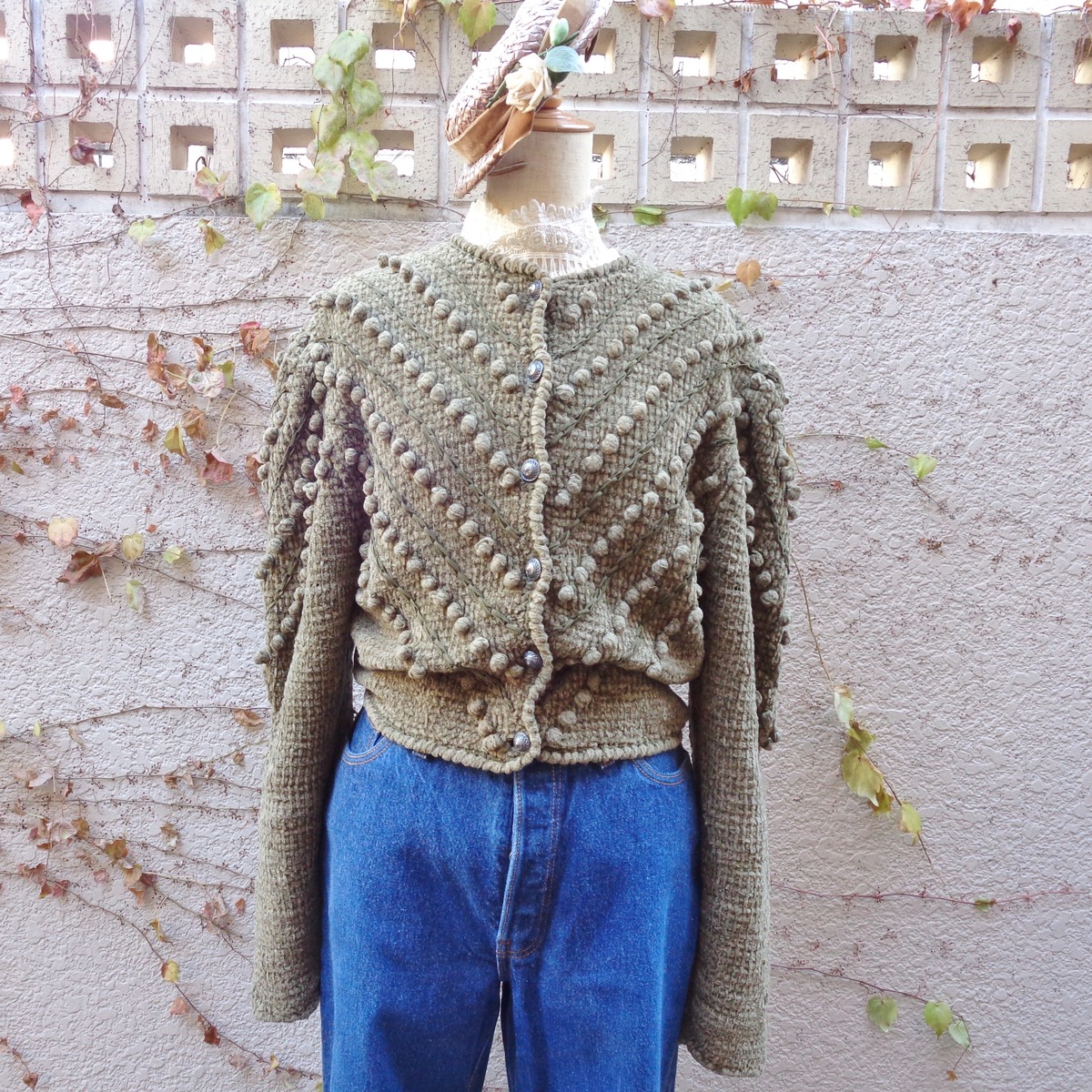 Moleknit tyrolean cardigan／モールニット チロリアン カーディガン 