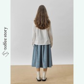 白光に踊る大きな結び：ボウタイシャツ《XU0277》