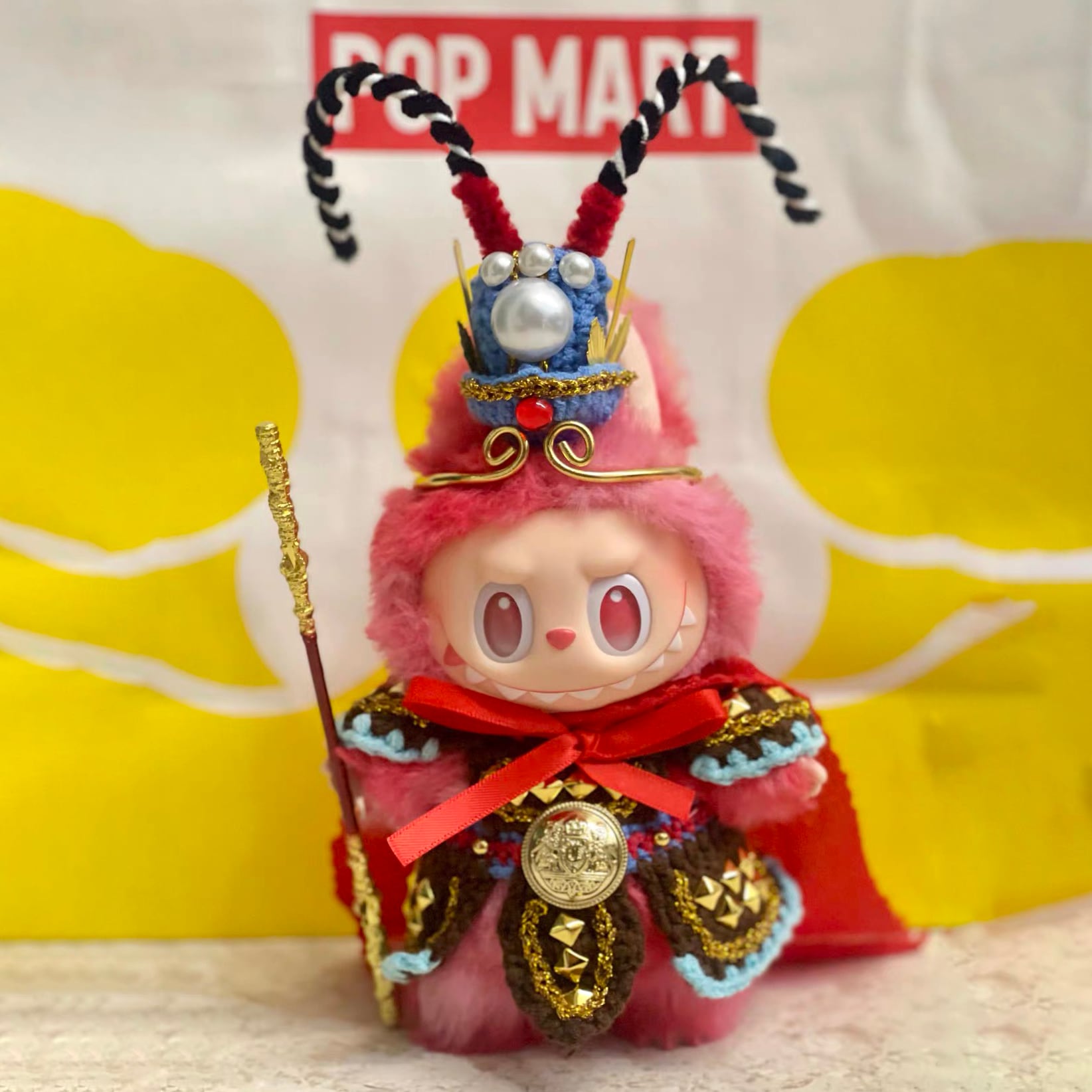 孫悟空に変身！金箍棒付き 完全版 labubu ラブブ用 西遊記 本格派
