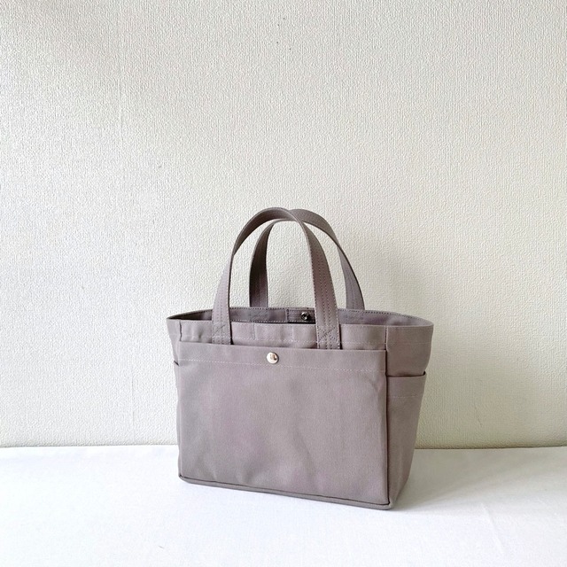 【全8色】「ボックストート」小サイズ／アルマダ8号帆布【受注制作】