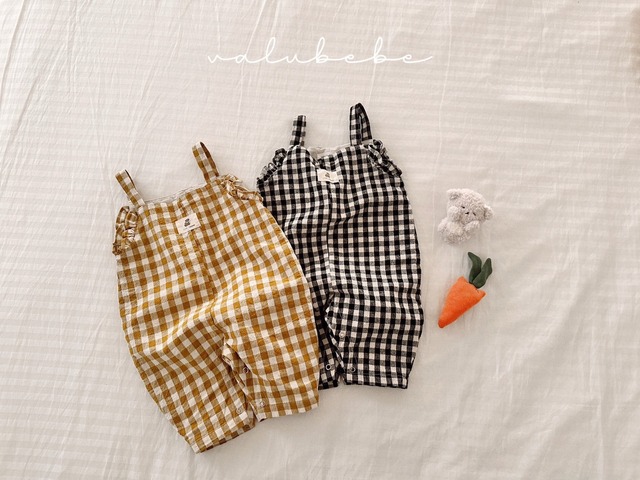 【予約】valubebe Hitch check overalls