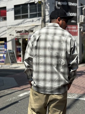 GENIUS CRAft / OMBRE CHECK SHIRT L/S / 長袖 / チェックシャツ