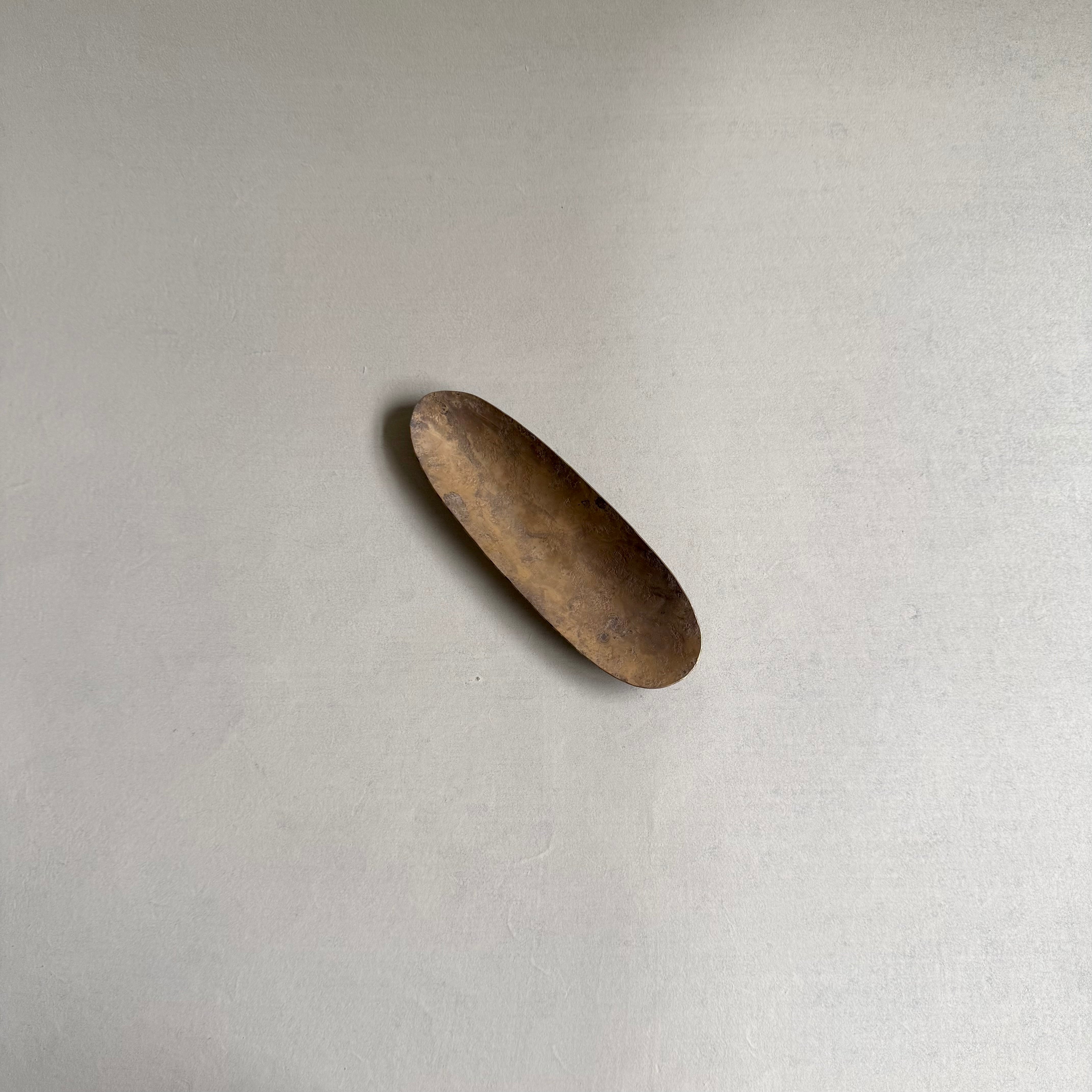 渡辺遼 茶則 小舟 真鍮