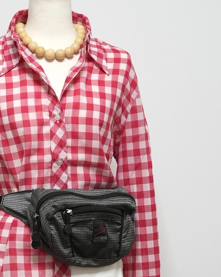 80s CHECK SHIRT / EURO