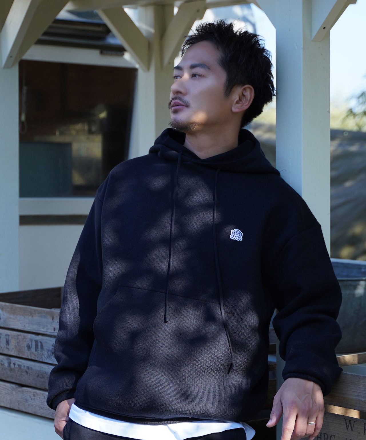 【#Re:room】RR WAPPEN KNIT PARKA［REK136］