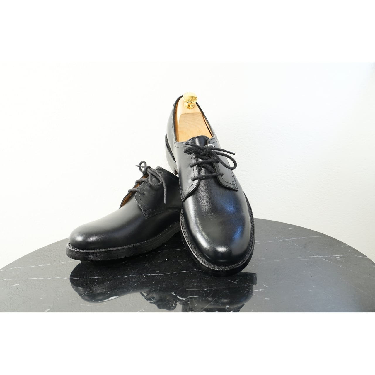 デッドストック VAN LIER ファンリール オランダ軍 サービスシューズ 26.5cm |SS91