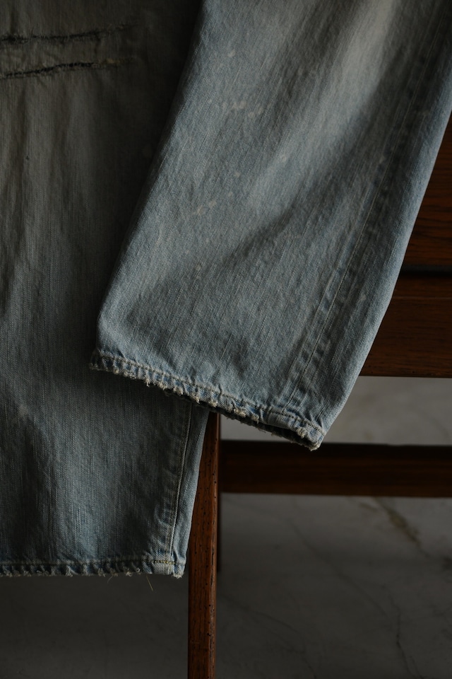 A.PRESSE / No.37 Washed Wide Denim Pants (Bleach)