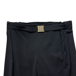vintage GIANNI VERSACE belted stretch pants