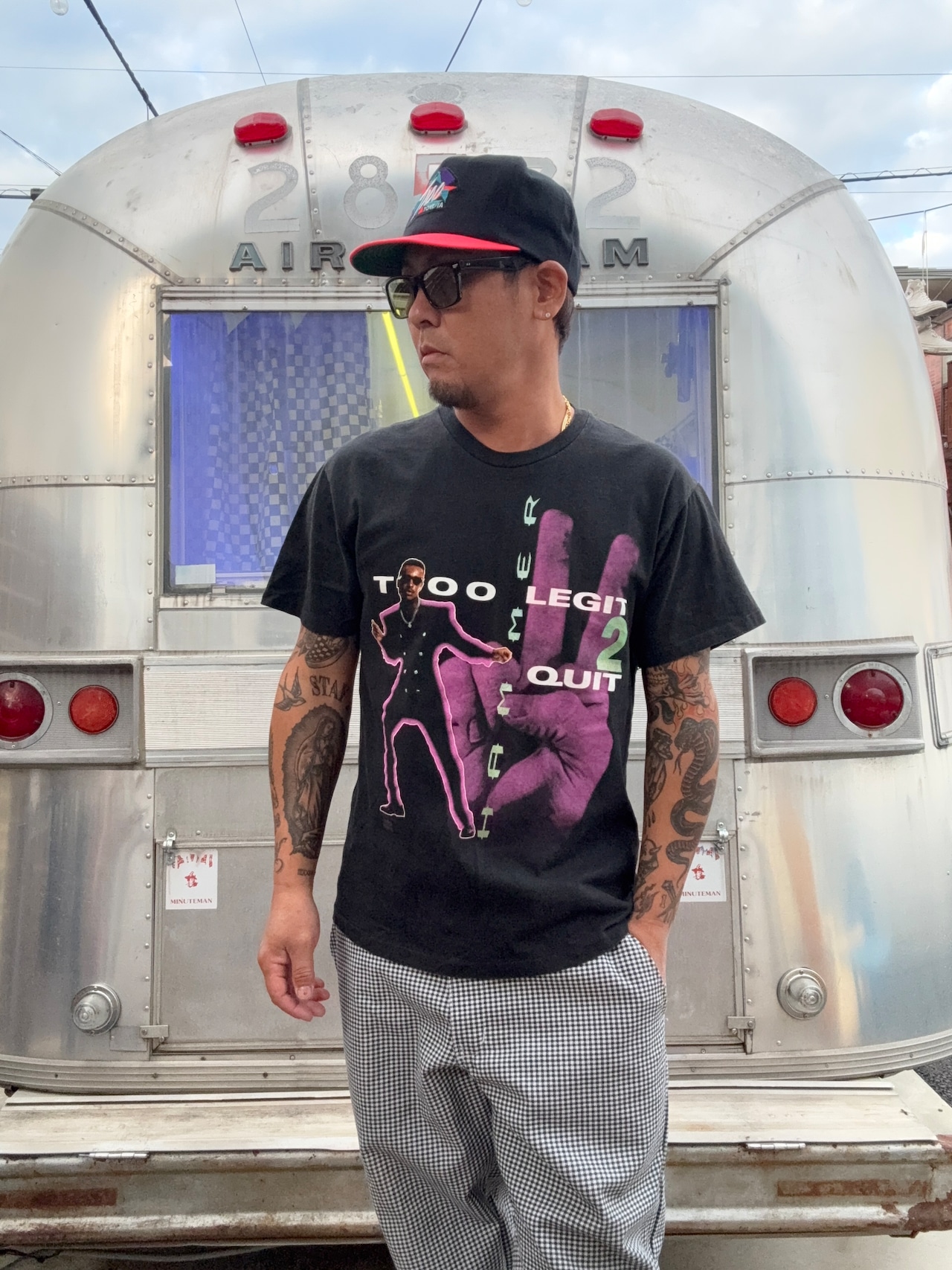 90s MC Hammer (Too Legit 2 Quit) / HANES made in usa・画像3