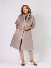 BRAHMIN(リバーシブルフェイクファーコート)