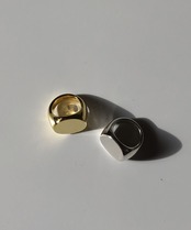 S925ワイドピンキーリング GOLD/020312