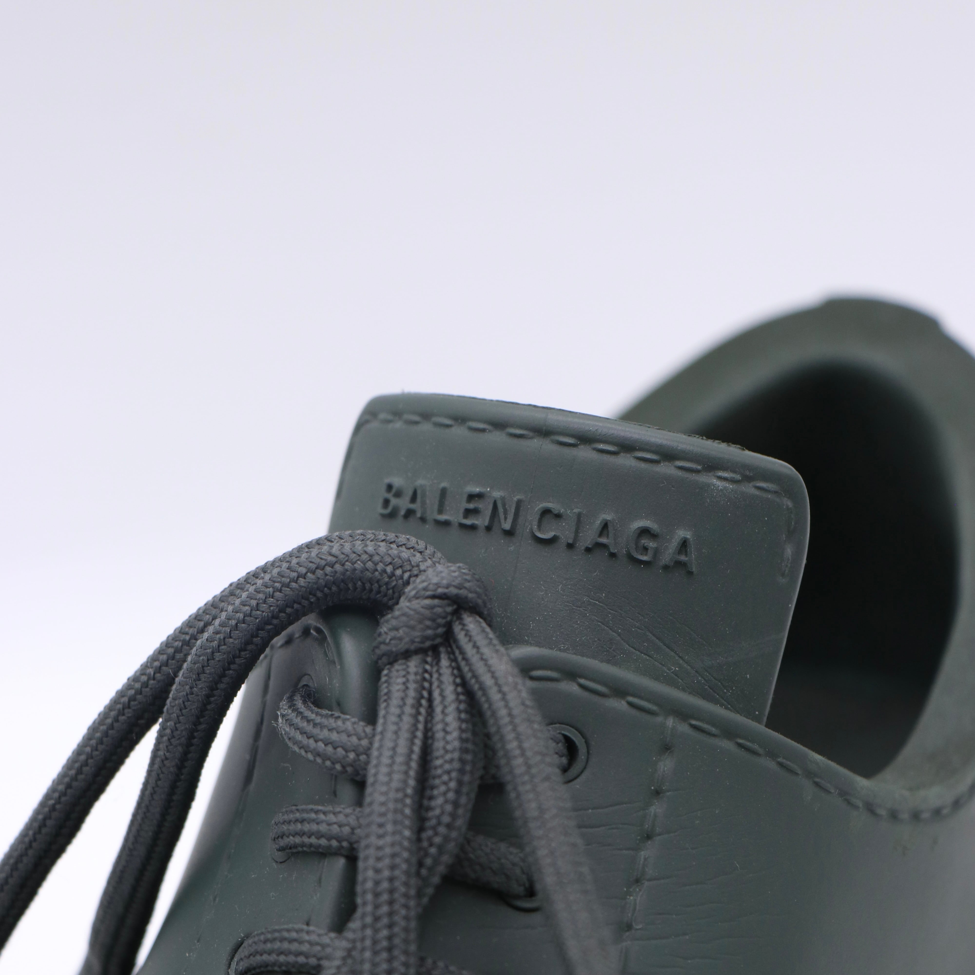BALENCIAGA ステロイド ダービー シューズ グリーン バレンシアガ