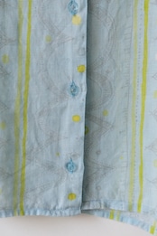 Marimekko "Prenikka" twinkle blue linen shirt