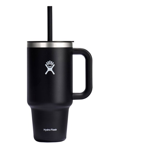 ハイドロフラスク ＜Black＞ HydroFlask 32 oz All Around Travel Tumbler 32ozオールアラウンドトラベルタンブラー890171 保温 保冷 水筒 ストロー付き