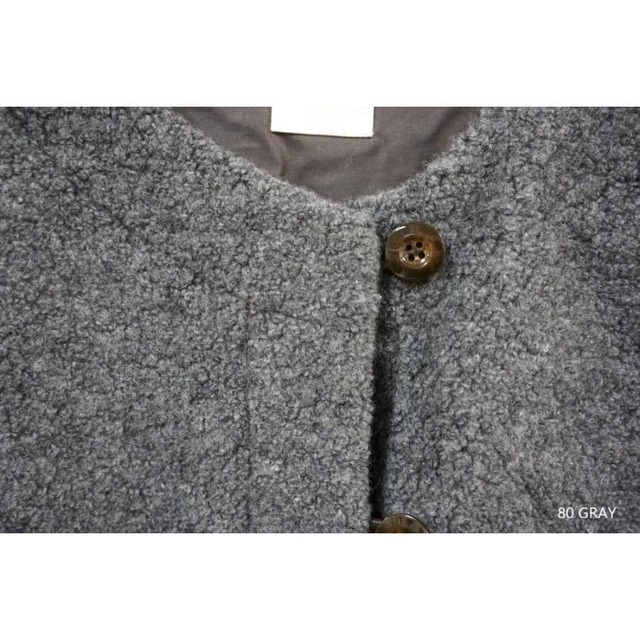 YARRA (ヤラ) ウールリッチパイルループベスト【日本製】YR-1558-255