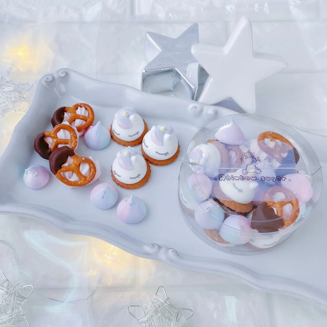 金平糖様　メレンゲクッキー　焼き菓子　アイシングクッキー　琥珀糖 メレンゲクッキー 焼き菓子 琥珀糖 金平糖様 メレンゲクッキー 焼き