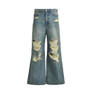 【BREATH】GRUNGE WIDE DENIM PANTS