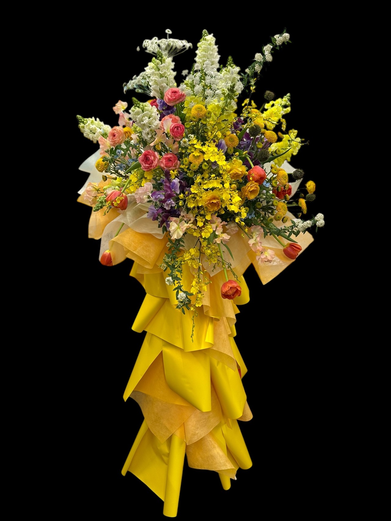 【玉名郡市・荒尾市　配達限定】Dress stand flower　お祝いスタンド花