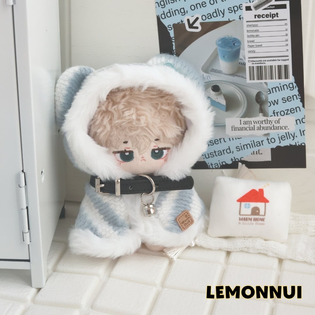 10cm 11cm ぬいぐるみ服 着せ替え 鈴付き ポンチョ チョーカー ぬい活