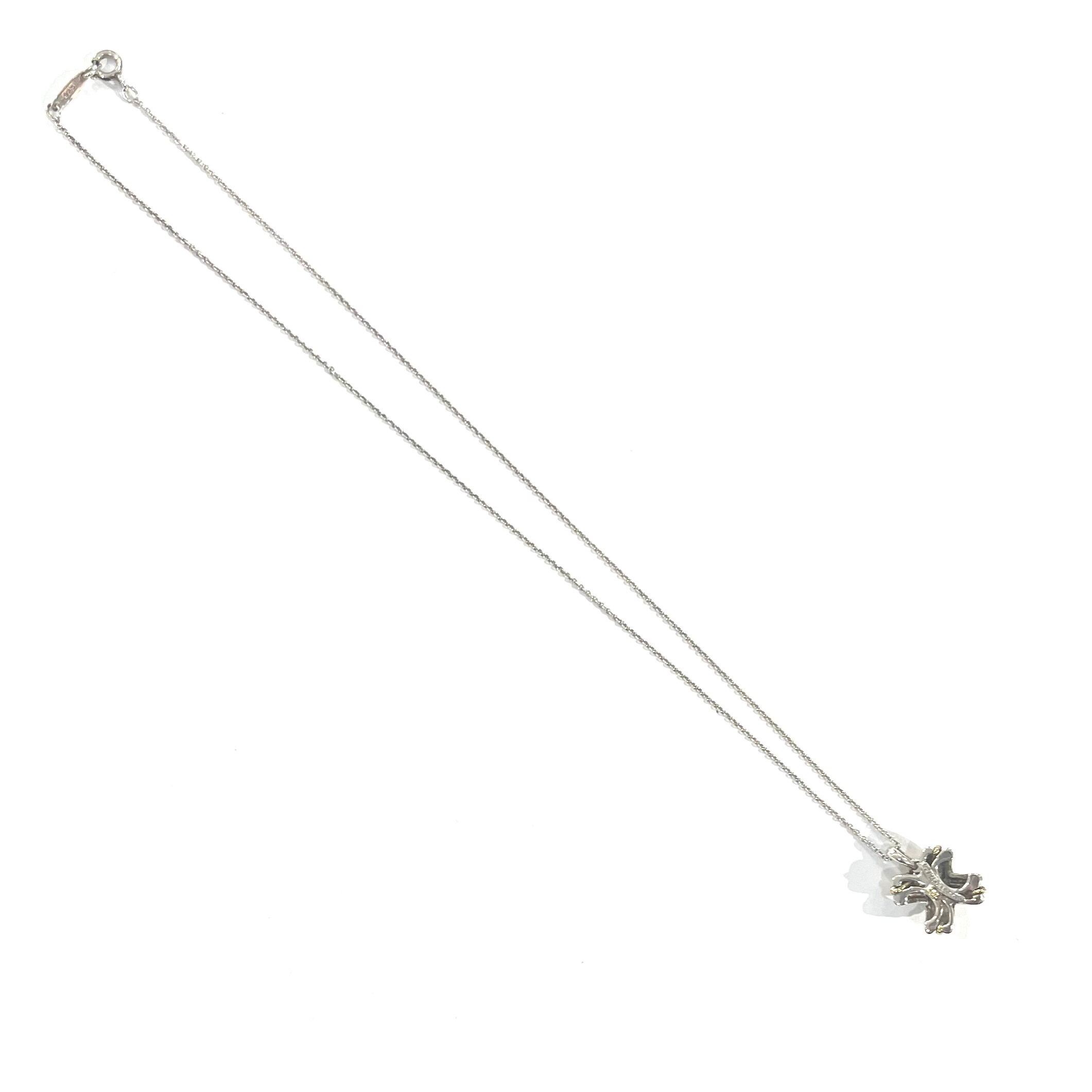 TIFFANY &CO】2495 K18YG ティファニーシグネチャー ネックレス