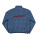 YARDSALE / REVERSIBLE HALF-ZIP PUFFER -WHITE / BLUE-