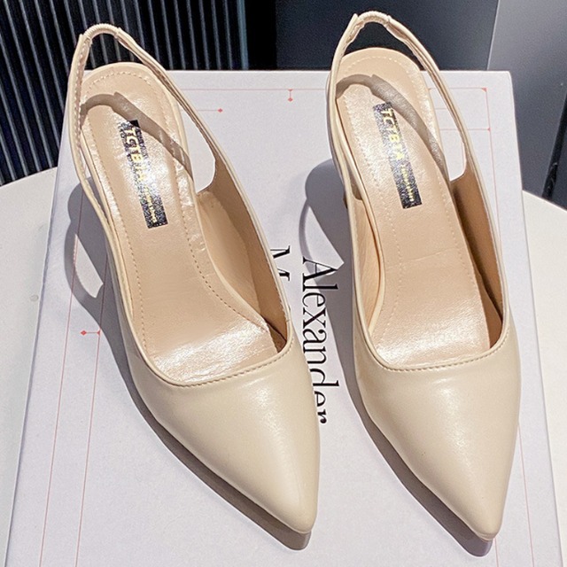 レディース サンダル トゥパンプス ハイヒール ピンヒール 太ヒール ポインテッドトゥ 幅広 バックル 厚手 きれいめ シンプル 上品 おしゃれ レトロ フォーマル モダン シック クラシック スタイリッシュ 無地 春 夏 秋 二次会 オフィス OL お出かけ イベント ホテル レストラン ショッピング カフェ 普段使い 韓国 コーデ 高見え 22.5cm 23.0cm 23.5cm 24.0cm 24.5cm 25.0cm ベーシックカラー