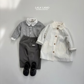 LALALAND 26/SS (Kids)Classic ribbed cardigan