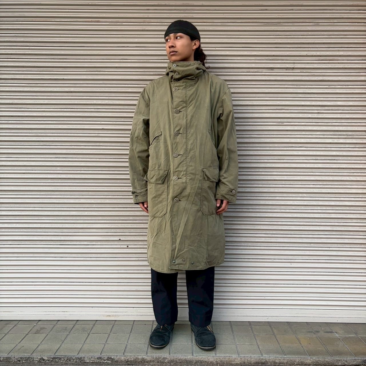 40's US.ARMY 米軍実物 山岳部隊 M-42 リバーシブル オーバーコート M