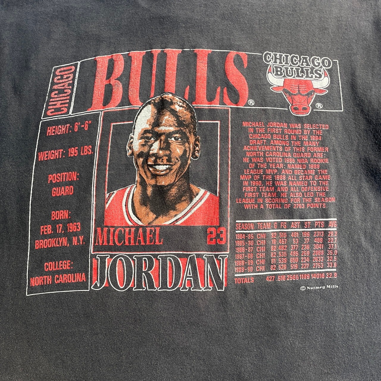 90年代 USA製 NUTMEG NBA CHICAGO BULLS シカゴブルズ マイケル  