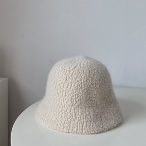 domed white basin hat