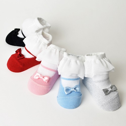 ポップアップソックス チュールフリルのバレエシューズ風ソックス XS(9-12cm) POP UP SOX