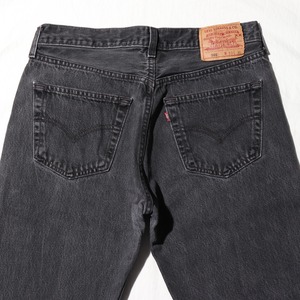 33×30 Levi’s 501 USA 97年 サルファーブラック デニムパンツ リーバイス