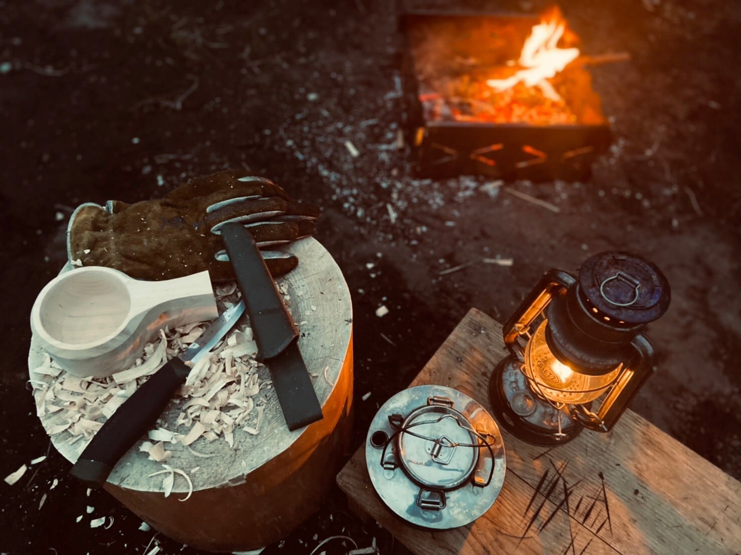 暇つぶしククサ-Kuksa carving kit 【蜜蝋ワックス・サンドペーパー