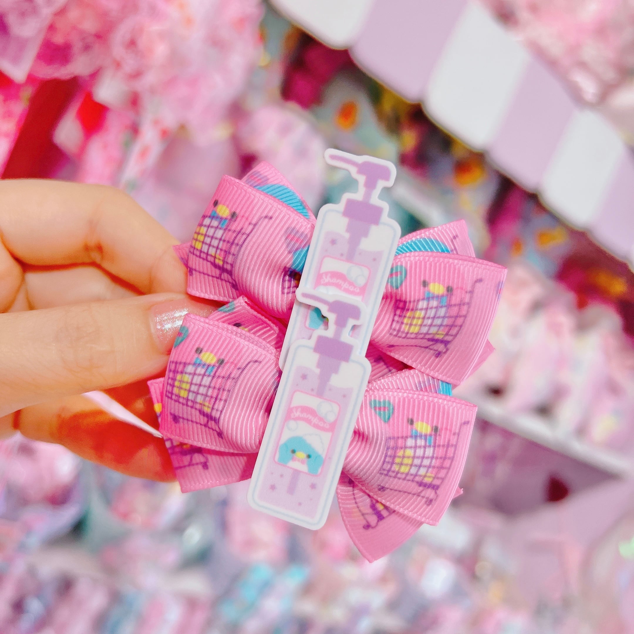 【K6】52-51ツインヘアクリップ